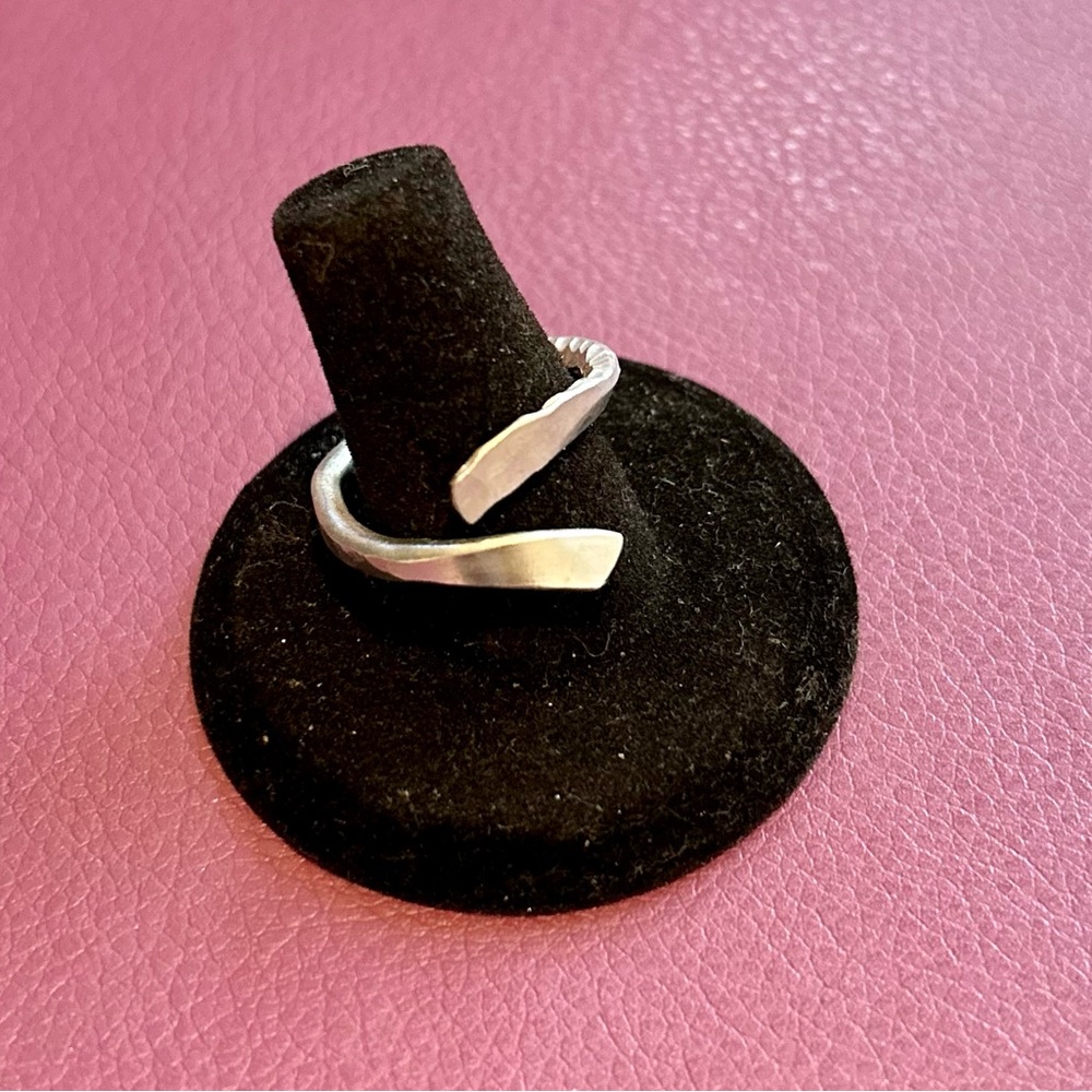 Bypass wrap ring handmade